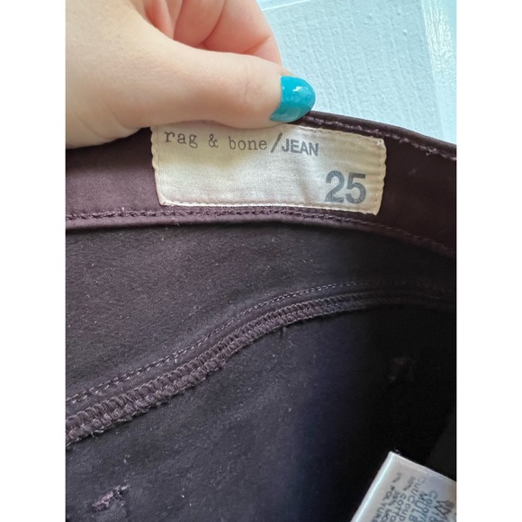 [Rag & Bone] Wine Skinny Jeans - Picture 3 of 8